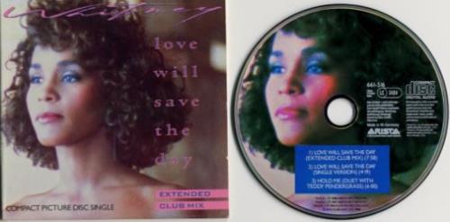 ホイットニー・ヒューストン　Love Will Save The Day　CD Whitney Houston – Love Will Save The Day (Extended Club Mix) – CD
